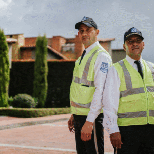 Vigilantes de seguridad residencial.